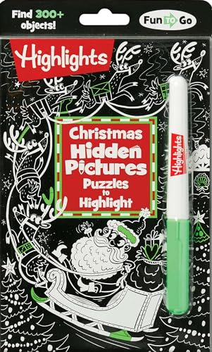 Christmas Hidden Pictures Puzzles to Highlight: Activity Book with Winter Puzzles, Over 300 Hidden Objects and Bright Highlighter Fun - Paperback