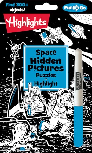 Space Hidden Pictures Puzzles to Highlight: Space-Themed Hidden Pictures Activity Book for Kids with Neon Highlighter Puzzles - Paperback