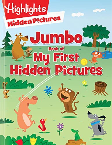 Jumbo Book of My First Hidden Pictures: 115+ Hidden Pictures Puzzles in Highlights Activity Book, Seek and Find Puzzles for Kids 3+ - Paperback