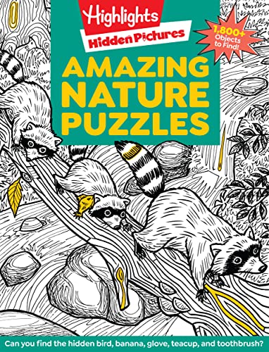 Amazing Nature Puzzles: Explore & Discover with Over 100 Fun Hidden Pictures Nature Puzzles, Celebrate the Wonders of Nature with a Nature Activity Bo - Paperback