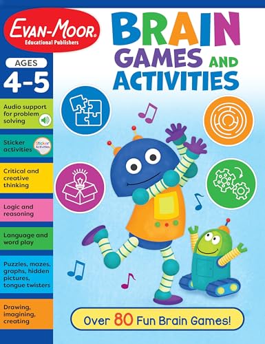 Brain Games and Activities, Ages 4-5 - Paperback