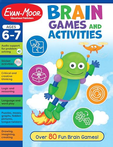Brain Games and Activities, Ages 6-7 - Paperback