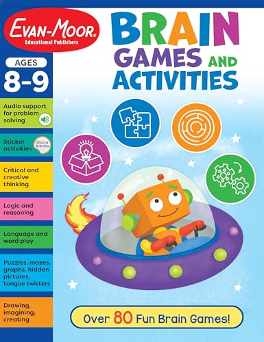 Brain Games and Activities, Ages 8-9 - Paperback