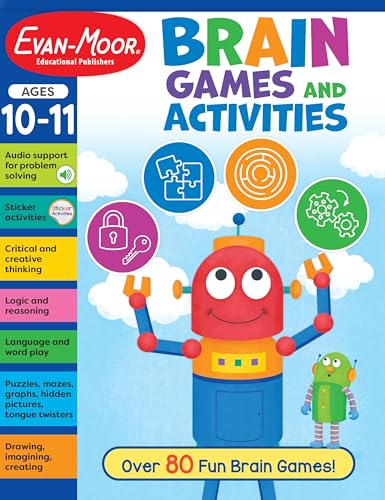 Brain Games and Activities, Ages 10-11 - Paperback