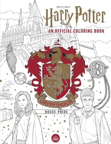 Harry Potter: Gryffindor House Pride: The Official Coloring Book: (Gifts Books for Harry Potter Fans, Adult Coloring Books) - Paperback
