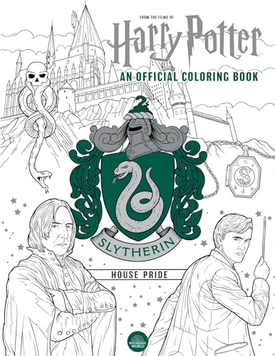 Harry Potter: Slytherin House Pride: The Official Coloring Book: (Gifts Books for Harry Potter Fans, Adult Coloring Books) - Paperback
