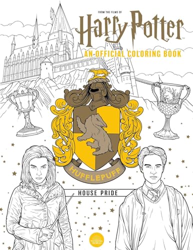 Harry Potter: Hufflepuff House Pride: The Official Coloring Book: (Gifts Books for Harry Potter Fans, Adult Coloring Books) - Paperback
