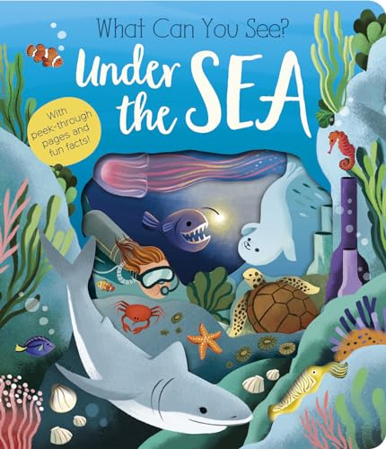 What Can You See? Under the Sea: With Peek-Through Pages and Fun Facts! - Board Books