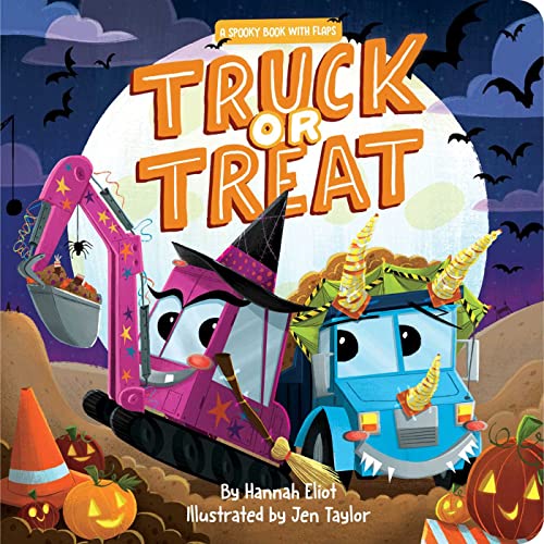 Truck or Treat: A Spooky Book with Flaps - Board Books