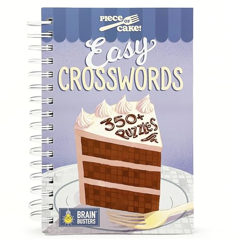 Piece of Cake Easy Crosswords - Spiral