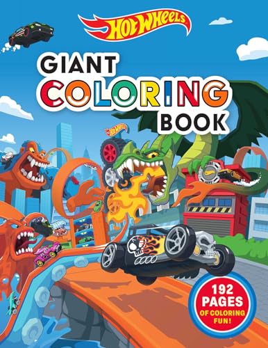 Hot Wheels: Giant Coloring Book - Paperback