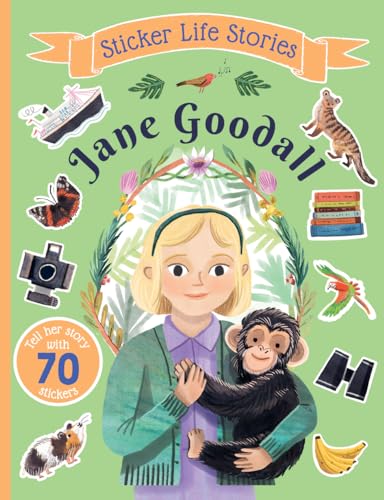 Sticker Life Stories Jane Goodall - Paperback