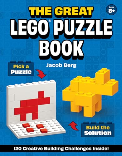 The Great Lego(r) Puzzle Book: 120 Creative Building Challenges - Hardcover