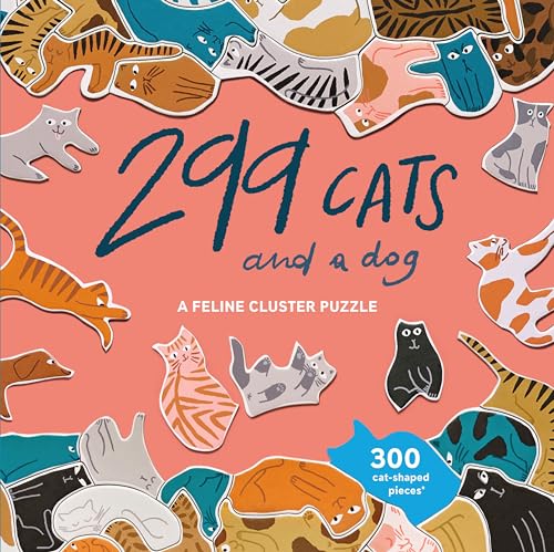 299 Cats (and a Dog) 300 Piece Cluster Puzzle: A Feline Cluster Puzzle - Other