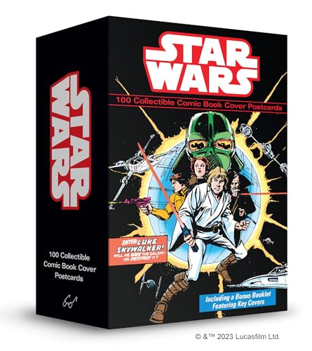Star Wars 100 Collectible Comic Book Cover Postcards - Novelty