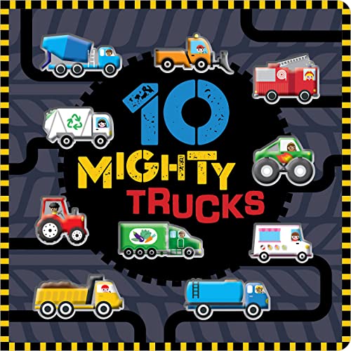 10 Mighty Trucks - Board Books