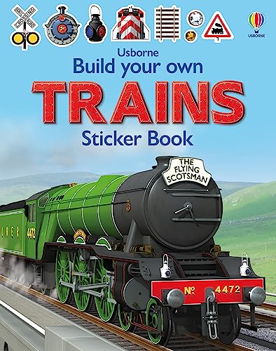 Build Your Own Trains Sticker Book - Paperback