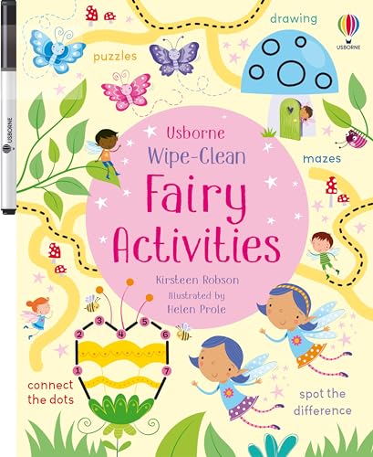 Wipe-Clean Fairy Activities - Paperback