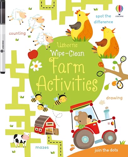 Wipe-Clean Farm Activities - Paperback