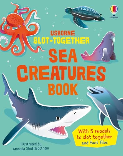 Slot-Together Sea Creatures Book - Board Books