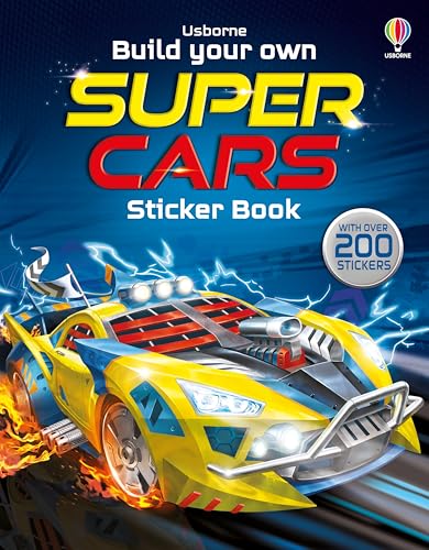 Build Your Own Supercars Sticker Book - Paperback