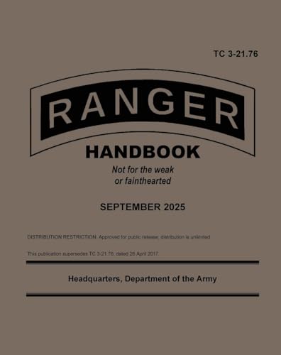 TC 3-21.76 Ranger Handbook September 2025 - Paperback