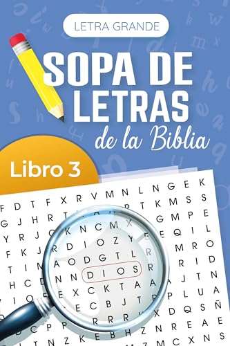 Sopa de Letras de la Biblia, Letra Grande, Vol 3 (Bible Wordsearch Large Print, Book 3) - Paperback