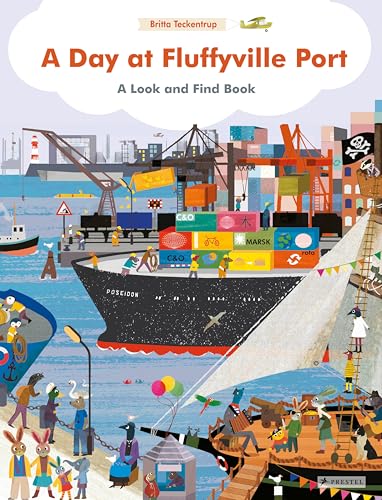 A Day at Fluffyville Port: A Look and Find Book - Board Books