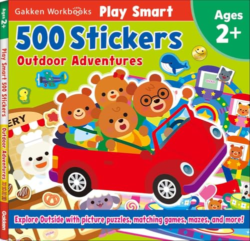 Play Smart 500 Stickers Outdoor Adventures - Paperback
