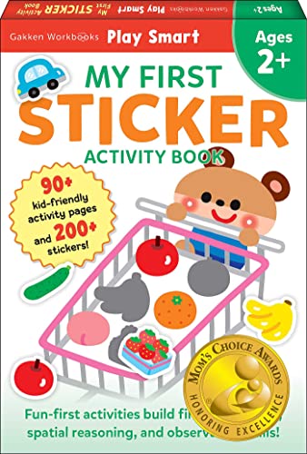 Play Smart My First Sticker Book: For Ages 2+ - Paperback