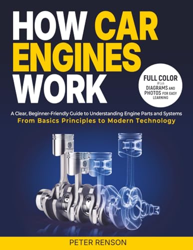 How Car Engines Work: A Clear, Beginner-Friendly Guide to Understanding Engine Parts and Systems From Basic Principles to Modern Technology - Paperback