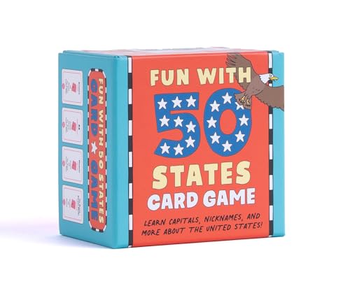 Fun with 50 States Card Game: Learn Capitals, Nicknames, and More about the United States! - Other