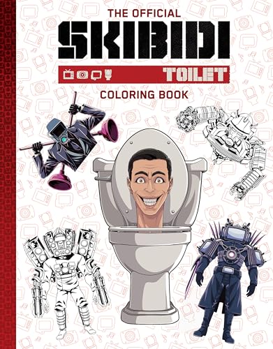 The Official Skibidi Toilet Coloring Book (Stocking Stuffer) - Paperback