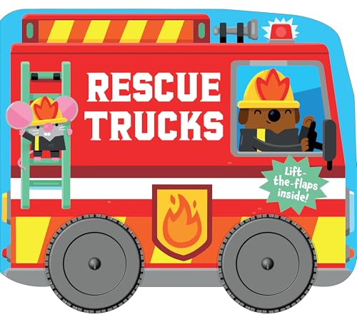 Spin & Lift: Rescue Trucks - Paperback