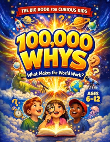 100,000 Whys - The Big Journey for Curious Kids: An Extraordinary Collection of Big Questions, Fascinating Answers, and Mind-Blowing Fun Facts for Sma - Paperback