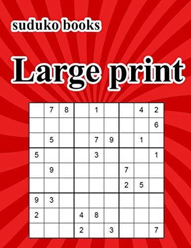 suduko books large print: suduko books for adults 2021 calendar 2021 large print - brain exercise express sudoku, Learn and master playing - Paperback