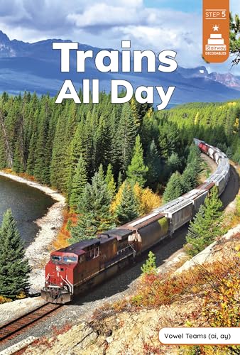Trains All Day - Library Binding
