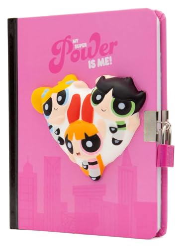 Powerpuff Girls: Squishy Lock & Key Diary - Hardcover