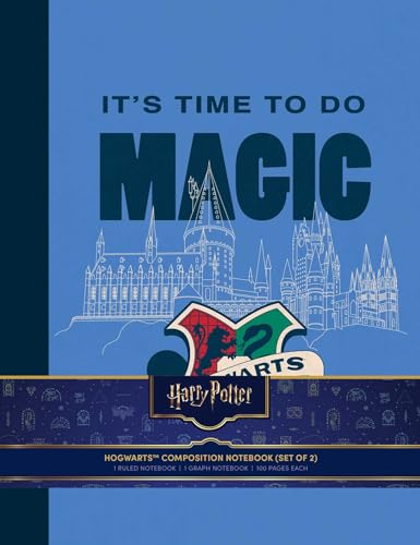 Harry Potter: Hogwarts Composition Notebook Set (Set of 2) - Paperback