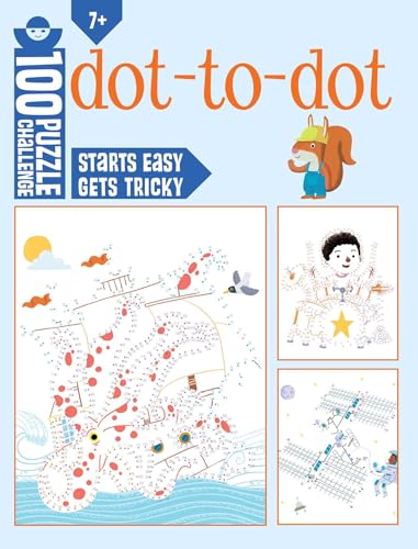 100 Puzzle Challenge: Dot-To-Dot - Paperback