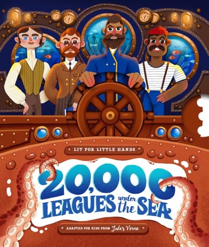 Lit for Little Hands: 20,000 Leagues Under the Sea: An Interactive Board Book Adapting the Classic for Kids Volume 11 - Board Books