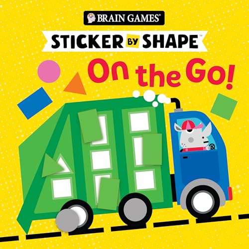 Brain Games - Sticker by Shape: On the Go! (for Kids Ages 3-6) - Paperback