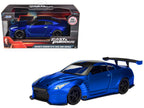 Brian's 2009 Nissan GTR R35 Blue Ben Sopra "Fast & Furious" Movie 1/32 Diecast Model Car  by Jada-2