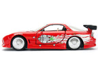 Dom's Mazda RX-7 Red with Graphics "Fast & Furious" Movie 1/32 Diecast Model Car by Jada-0