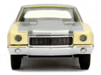 Chevrolet Monte Carlo Cream with Silver Hood and Top "The Fast and the Furious: Tokyo Drift" (2006) Movie "Fast & Furious" Series 1/32 Diecast Model Car by Jada-2