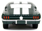 Sean's Ford Mustang Dark Green with White Stripes "Fast & Furious" Movie 1/32 Diecast Model Car by Jada-4