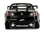 Honda S2000 Convertible Black with Graphics "The Fast and the Furious" (2001) Movie "25 Years of Fast & Furious" Series 1/32 Diecast Model Car by Jada-2