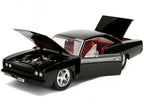 1970 Plymouth Road Runner 440 Black with Red Interior "Bigtime Muscle" Series 1/24 Diecast Model Car by Jada-1