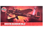 Level 2 Model Kit Bristol Blenheim Mk.IF Aircraft with 2 Scheme Options 1/72 Plastic Model Kit by Airfix-0
