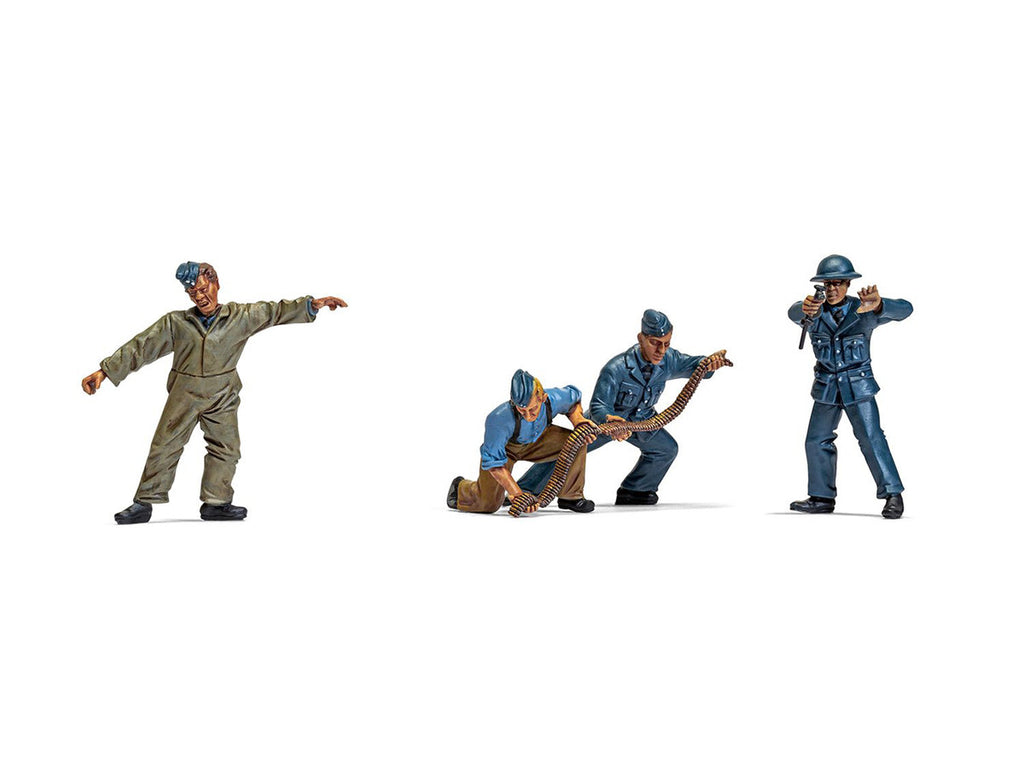 Level 1 Model Kit WWII RAF Ground Crew Figure and Accessory Set 1/48 Plastic Model Kit by Airfix-4